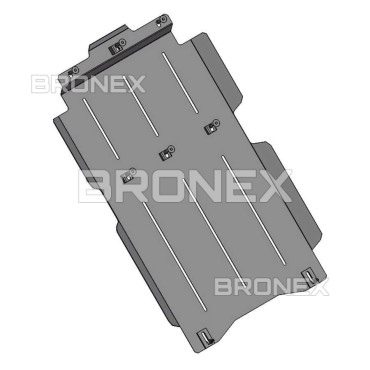 Захист двигуна Захист АКПП Mitsubishi Pajero Sport 2000-2009 Bronex Standard - фото 1