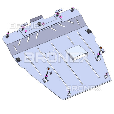 Захист двигуна Захист двигуна, КПП Lexus ES 300h Bronex Standard - фото 1