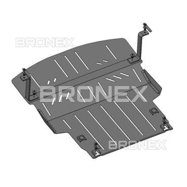 Захист двигуна Захист двигуна, КПП, радіатора Mitsubishi Colt Z30 Bronex Premium - фото 1