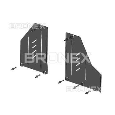Захист двигуна Захист дроти Lincoln Corsair 2019-2022 Bronex Standard - фото 1