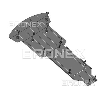 Захист двигуна Захист двигуна Mercedes-Benz W204 Bronex Standard - фото 1