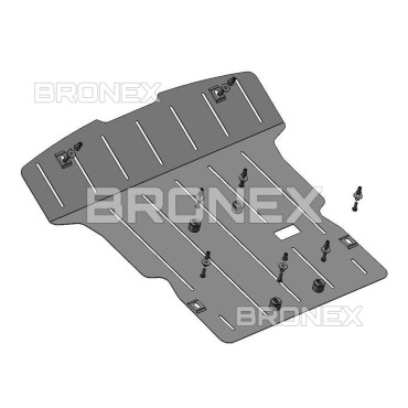 Захист двигуна Захист двигуна Land Rover Range Rover 2007-2012  Bronex Standard - фото 1