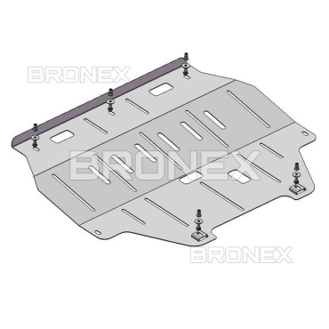 Захист двигуна Захист двигуна, КПП, радіатора Citroen Grand C4 Bronex Premium - фото 2