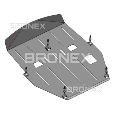 Защита двигателя Защита двигателя, КПП Acura RDX 2 рест 2016-2019 Bronex Premium  - фото 1