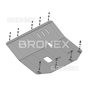Захист двигуна Захист двигуна, КПП Chrysler Grand Voyager 1991-1995 Bronex Premium - фото 1