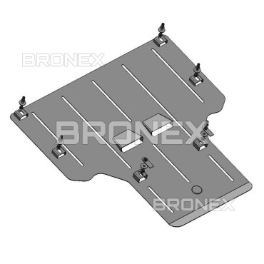 Защита двигателя Защита АКПП Audi A6 2.0, 2.0D, 3.0 2012-2018 Bronex Premium  - фото 1