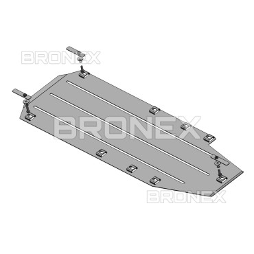 Захист двигуна Захист КПП BMW F07 Bronex Premium - фото 1