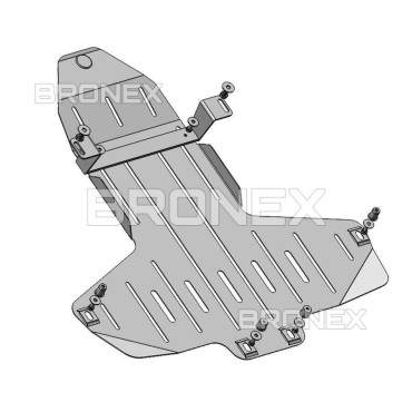 Захист двигуна Захист КПП Chevrolet Camaro Bronex Premium фото, Артикул: 104.1103.00