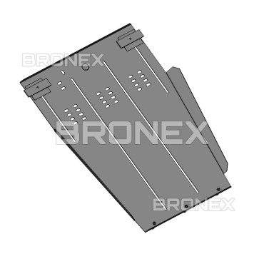 Захист двигуна Захист КПП Lexus LX 470 1997-2007 Дизель Bronex Standard - фото 1