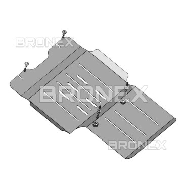 Защита двигателя Защита КПП Toyota Fortuner 2006- Bronex Standard фото, Артикул: 103.6517.00