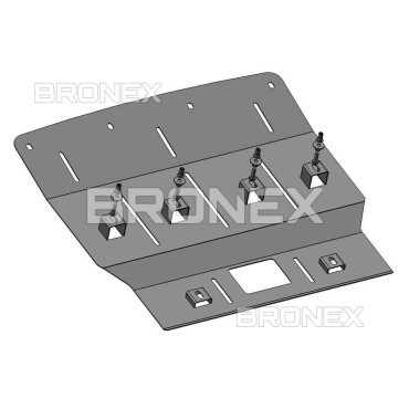 Захист двигуна Захист двигуна BMW F01 2009-2015 Bronex Premium - фото 1