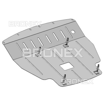 Захист двигуна Захист двигуна Chrysler 300C Bronex Premium фото, Артикул: 104.1206.00