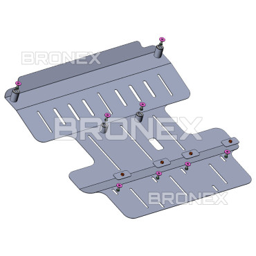 Захист двигуна Захист двигуна Kia Sorento Bronex Standard - фото 1