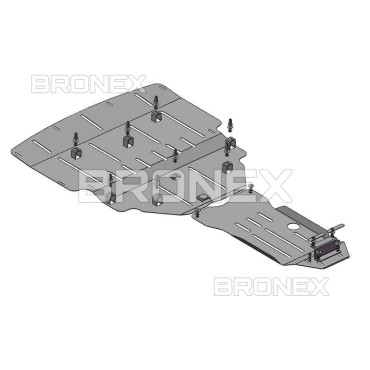 Захист двигуна Захист двигуна Lexus IS 200 2013- Bronex Premium - фото 1