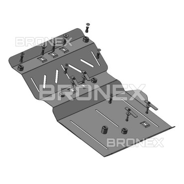 Защита двигателя Защита двигателя Mazda B 2500 Bronex Premium фото, Артикул: 104.4106.00