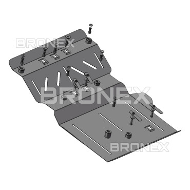 Защита двигателя Защита двигателя Mazda B 2500 Bronex Premium  - фото 1