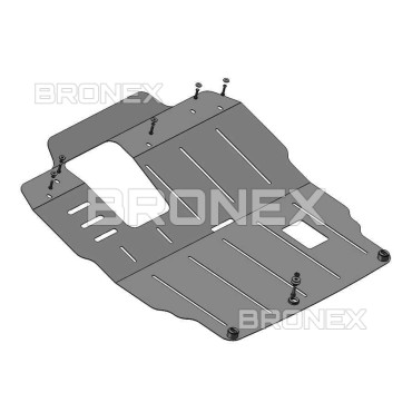Захист двигуна Захист двигуна Mazda MPV 2001- Bronex Premium - фото 1