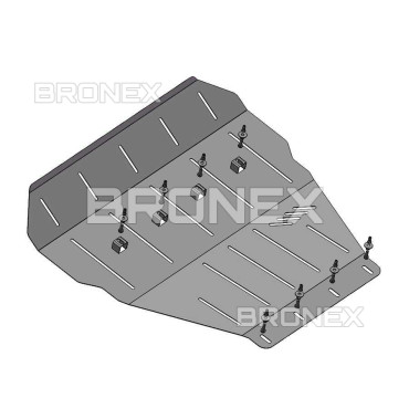Захист двигуна Захист двигуна Mercedes-Benz GLC-class (X253) Bronex Standard - фото 1