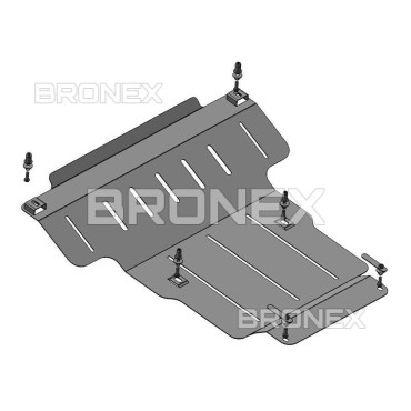 Захист двигуна Захист двигуна Mercedes-Benz ML W163 1998-2005 Bronex Premium - фото 1