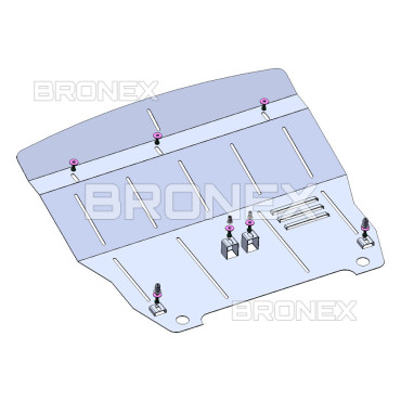 Захист двигуна Захист двигуна Subaru Impreza Bronex Standard - фото 1