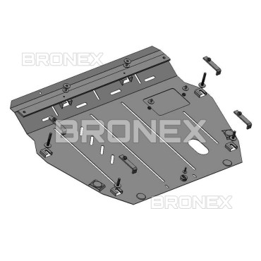 Захист двигуна Захист двигуна, КПП Honda Civic X 5D Bronex Premium - фото 1