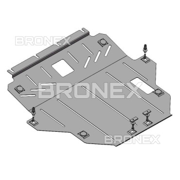 Захист двигуна Захист двигуна, КПП Honda Odyssey Bronex Premium фото, Артикул: 104.2602.00