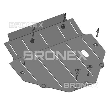 Захист двигуна Захист двигуна, КПП Honda Pilot 2019-2023 3.5 Bronex Standard фото, Артикул: 103.2618.00