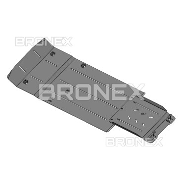 Защита двигателя Защита двигателя, КПП Jeep Grand Cherokee 5 WL 2022- Bronex Standard  - фото 2