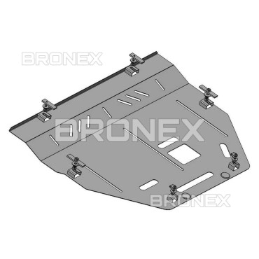 Защита двигателя Защита двигателя, КПП Lincoln MKX 2 2016- Bronex Standard  - фото 2
