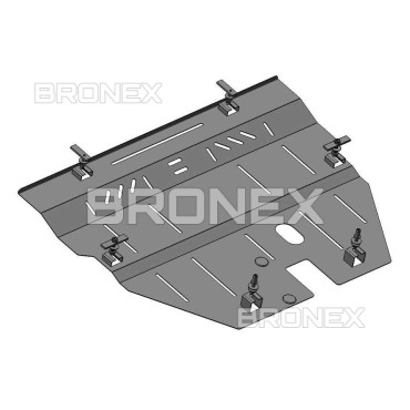 Защита двигателя Защита двигателя, КПП Lincoln MKX 2 Bronex Standard  - фото 1