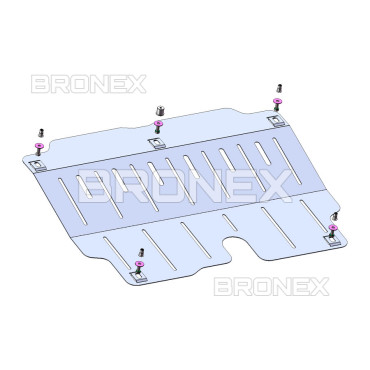 Захист двигуна Захист двигуна, КПП MG 3 Cross Bronex Premium - фото 1