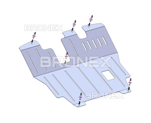 Захист двигуна, КПП Mitsubishi Colt 1996-2004 Bronex Standard - фото товара в интернет магазине Bronex