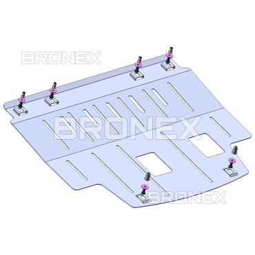 Захист двигуна Захист двигуна, КПП Mitsubishi Mirage Bronex Standard - фото 1