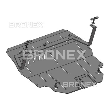 Захист двигуна Захист двигуна, КПП Seat Cordoba Bronex Premium - фото 2