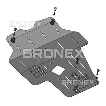 Захист двигуна Захист двигуна, КПП Subaru Impreza 2007-2015 Bronex Premium - фото 1