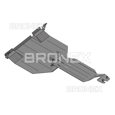 Захист двигуна Захист двигуна, КПП Subaru Impreza WRX 2014-2016 Bronex Premium фото, Артикул: 104.6122.00