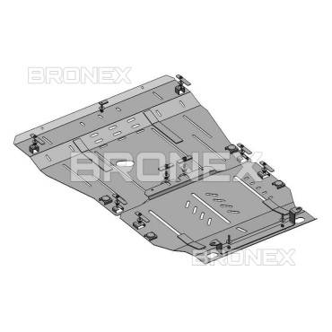 Захист двигуна Захист двигуна, КПП Subaru Outback Legacy Bronex Premium - фото 2