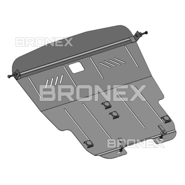 Захист двигуна Захист двигуна, КПП Toyota Avensis Verso Bronex Standard - фото 1