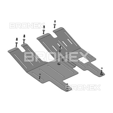 Защита двигателя Защита двигателя, КПП Toyota Picnic Bronex Premium  - фото 1