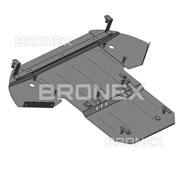 Захист двигуна Захист двигуна, КПП, радіатора Audi A8 2002-2010  Bronex Premium - фото 1