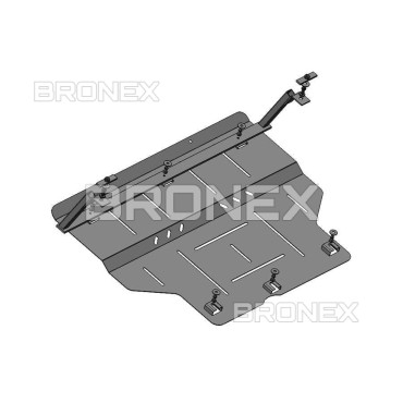 Захист двигуна Захист двигуна, КПП, радіатора Audi Q3 8U Bronex Premium - фото 1