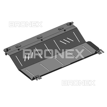 Захист двигуна Захист двигуна, КПП, радіатора Citroen Jumpy 2 2007-2016 Bronex Standard - фото 2