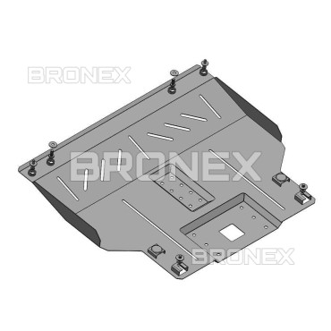 Захист двигуна Захист двигуна, КПП, радіатора Citroen Nemo Bronex Premium - фото 2