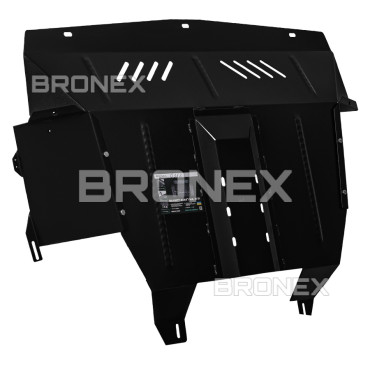 Захист двигуна Захист двигуна, КПП, радіатора Fiat Doblo Bronex Standard фото, Артикул: 101.0362.00