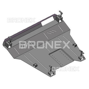 Захист двигуна Захист двигуна, КПП, радіатора Ford Explorer Bronex Standard - фото 1
