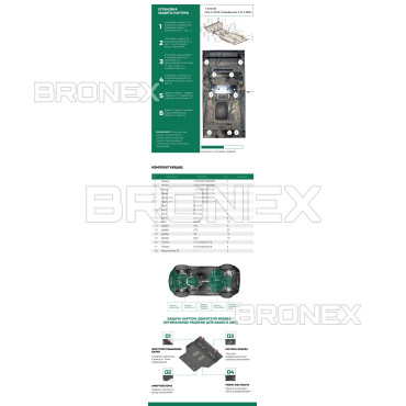Захист двигуна Захист двигуна, КПП, радіатора Ford F-150 2009-2014 Bronex Premium - фото 2