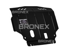 Захист двигуна, КПП, радіатора Ford Fiesta EcoBoost Bronex Standard - фото Захист двигуна, КПП, радіатора Ford Fiesta EcoBoost Bronex Standard - фото товара в интернет магазине Bronex