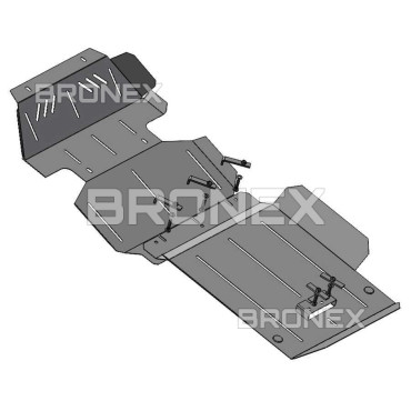 Захист двигуна Захист двигуна, КПП, радіатора Great Wall Wingle5 Bronex Premium фото, Артикул: 102.0380.00