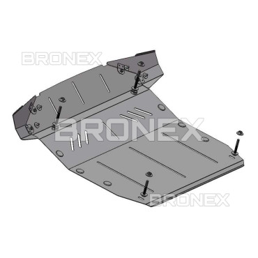Защита двигателя Защита двигателя, КПП, радиатора Hyundai Tucson Bronex Standard  - фото 1