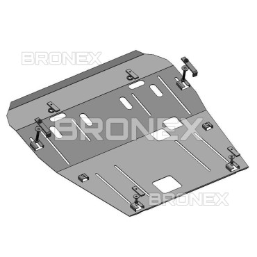 Захист двигуна Захист двигуна, КПП, радіатора Lada XRAY Bronex Standard - фото 2